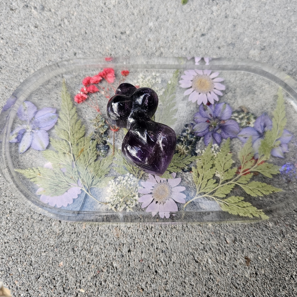 Amethyst Goddess-Shaped Crystal